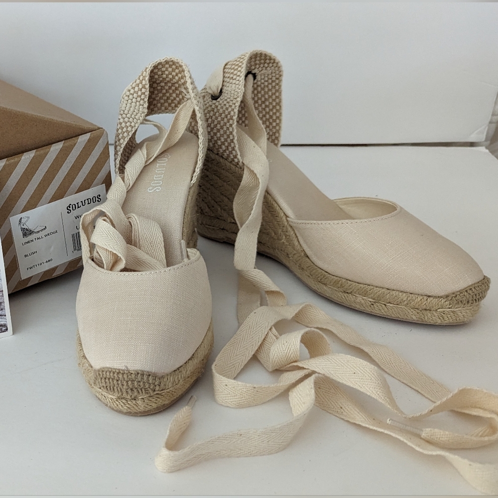 Soludos Linen, Tall Espadrilles